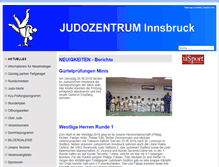 Tablet Screenshot of judozentrum.at
